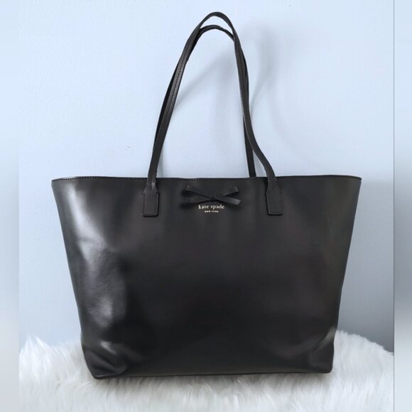Kate Spade Sawyer Street Maxi Zip Tote w/bow EUC - Picture 1 of 8